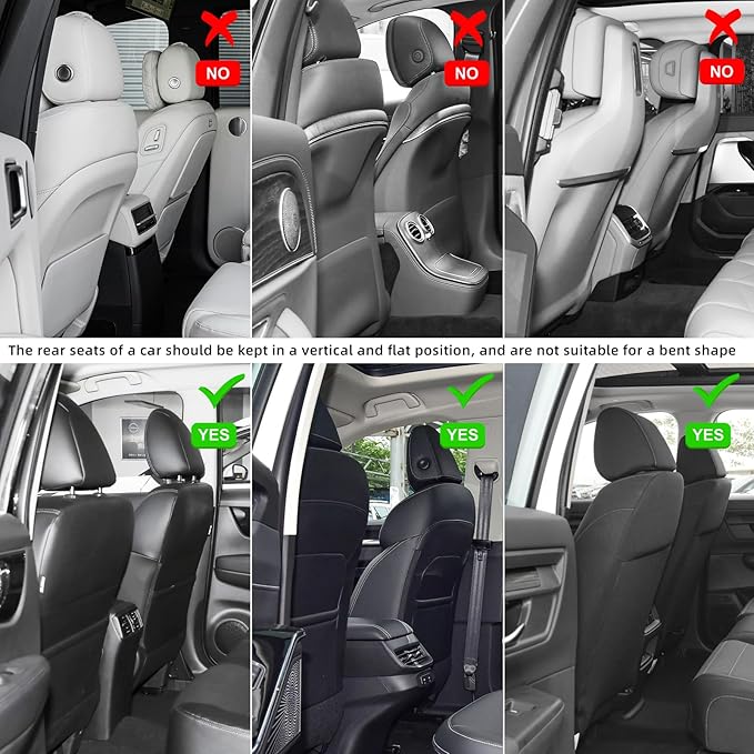 TAIKOO Seat Back Protector + Large Capacity Pocket Storage Organizer,Preventing the Impact of Children Stepping on the Seat Backrest (Blue)