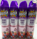 Wizard kaboom | Odor Neutralizer & Air Freshener with freshplex "odor eliminating" technology - 10 Oz. Berry burst (Pack of 4) (Packaging May Vary)
