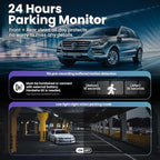 Dashcam Front and Rear Camera,TVFEA Dash cam 4K,Dual Dash Camera for Cars with Wi-Fi,3.18" LCD Screen,64GB Card,APP Control,Night Vision,WDR,Metal Shell,24H Parking Mode,G-Sensor,Loop Record