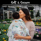 Milk Snob Disney Enchanted Kingdoms Baby Girl Swaddle Blanket, Soft Receiving, Security Bed and Play Blanket, Toddler and Infant Baby Bedding Registry and Shower Gifts, Newborn Essentials, 35x35