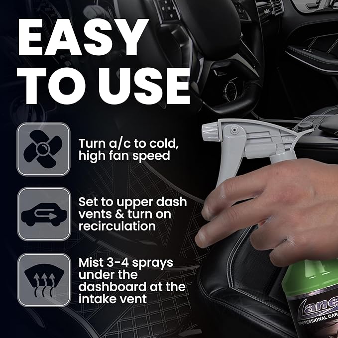 Lane's Premium Car Air Fresheners - Pina Colada Scent Water Based - 128oz Eliminate Bad Odors of Pet & Food From Car Interior Leather, Carpet, Upholstery Great For Cars, Trucks, SUVs, RVs & More