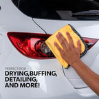 Chemical Guys Professional Grade Premium Microfiber Towels for Cars, Gold, 16" x 16", Ultra-Soft and Scratch-Free Car Detailing Cloths for Trucks, Motorcycles, and More - 24 Pack