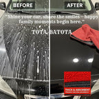 Microfiber Car Towel with Twisting Yarn,1400GSM Ultra Absorbent,16" BY16, Scratch-Free, Machine Washable, Bonus 30x30cm Towel Durable for Him/Her (Red/Gray)
