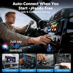 2025 Upgraded Wireless CarPlay Adapter for iPhone | Ultra-Mini Metal, Convert Wired to Wireless, Bluetooth 5.3 Fast Stable Connection, Plug & Play, 800+ Factory CarPlay Wired Cars, iOS 10+