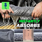 SHSCLY Dual-Sided Microfiber Car Drying Towel – Professional Control, Streak-Free Finish, No Dragging or Heavy Feel, Safe for Paint, Glass & Coatings (26.8" × 32.3")