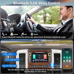 Car Radio Stereo with CD/DVD Player for Dodge RAM 1500 2500 3500 (2009-2012), for Jeep Wrangle/Unlimited (2007-2015),7 Inch Head Unit with CarPlay & Android Auto,Bluetooth & GPS Navigation
