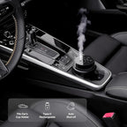Waterless Essential Oil Diffuser Starter Kit with 2 x 30mL Hotel Scent Fragrance Oil, Battery Operated Scent Air Machine Cordless Portable Diffuser for Home Car, ANZ Black 2PCs Kit