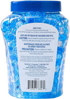 Clorox Fraganzia Crystal Beads Air Freshener Twin Pack, Long Lasting Room Deodorizer and Odor Eliminator Gel Beads for Home, Car, or Office, Morning Sky Scent, 24 Fl Oz - 6 Pack