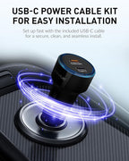 BlackVue DR970X-2CH LTE Plus II NA 64GB Dash Cam – Built-in 4G LTE, 4K UHD Front (STARVIS 2, HDR)+Full HD Rear, Fast Boot, USB-C Install, Cloud Remote Access, Smart Parking Mode, GPS, G-Sensor Dashcam