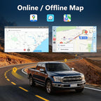 4G+64G 10.2" Radio for Ford F150 XL XLT 2009 2010 2011 2012, Wireless CarPlay Android Auto, Stereo with GPS Navigation 5G WiFi Bluetooth FM RDS DSP SWC Camera MIC