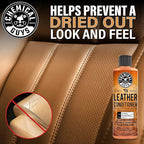 Chemical Guys SPI_401_16TI Leather Conditioner for Leather Car Interiors, Seats, Boots, Bags and More SPI_220_16 Total Interior Cleaner and Protectant, (2-16 fl oz Bottles)