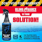 Bling Sauce Mild Soap Sauce Premium Upholstery and Vinly Cleaner with UV Inhibitors, for Boats, Cars, RVs, 32 oz