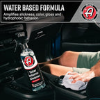 Adam's Polishes Total Interior Cleaner & Protectant, Quick Detailer & SiO2 Protection, Ceramic Infused, Anti-Static, OEM Finish, For Leather, Vinyl, Plastics, Glass & More