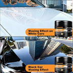 Car Wax Polish, Carnauba Wax Restores Shine High Hydrophobicity & Antioxidant, Long-Lasting Protection Gentle Formula For Cars, Rvs, Trucks, Motorcycles - Includes Sponge & Towel - 3.53oz, 2 Set