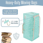 VENO 6 Pack Heavy Duty Moving Bags with Backpack Straps, Zippers & Handles, Extra Large Packing Bags for College Dorm Essentials, Moving Supplies Alternative to Cardboard Moving Boxes