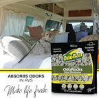 OdoBan Air Purifying OdoRocks Natural Odor Eliminator Made from Natural Volcanic Rocks, 2 Pound Bag, Fragrance Free (Pack of 2)