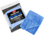 Maxshine 16”x24” Universal 12-Pack Blue Microfiber Towel - 380GSM Zero Crazy Edgeless - Professional Rinse-Free, Scratch-Free Drying Towels for Cars - Perfect for Car Detailing