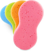 3 Pack Large Car Wash Sponge, Jumbo Bone Shape Sponges for Auto Detailing, Non-Scratch Foam Scrubber for Bathroom Tile, Grout, Boat & Dog Washing, Multi-Use Soft Porous Cleaning Tool