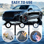Advanced Car Quick-Acting Coating Agent Spray, 2025 New Quick Effective Coating Spray, Car Scratch Polish Spray Waterless Wash, Oil Film Emulsion Glass Cleaner (1 Set)