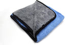 Maxshine 16" x 16" Universal 600GSM Ultimate Crazy 2C Microfiber Towel – Blue & Grey – Ultra-Soft, Highly Absorbent & Lint-Free – Ideal for Car Detailing, Polishing & Drying