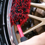 oesee Angled Wheel Brush Kit 3 Pack- Angled Microfiber Wheel Brush, Wheel Barrel Brush, Detailing Brush Scratch Free Calipers Woolies Spoke Brush Cleans Brake Dust from Barrels& Hard to Reach Areas