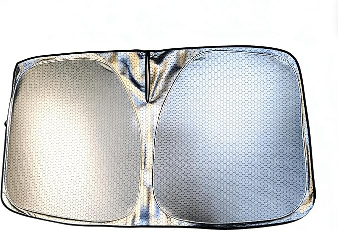 Graphene Car Sun Shade for Spyker C8 Aileron 2009-2016, Blocks UV Rays, Actively Dissipates Heat, Odorless and Easy to Fold Grey_XL