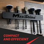 Maxshine Universal Detailing Brush Holder (2-Pack) – 10 Car Detailing Brushes Organizer – Sturdy, Simple & Lightweight Design, Easy Wall Mounting – Premium Auto Detailing Accessories & Supplies