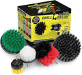 Drillbrush Multipurpose Cleaning Brush Set - Drill Brush Attachments for Cleaning Grout, Tile, Shower, Car Seats, Brick, Stone, Fiberglass, Griddles, and More - Truck/Car Detailing Drill Attachment