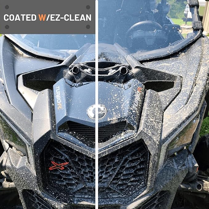 EZ-Clean Mud Guard | Makes Cleanup Easy | ATV, Vehicle, Equipment, UTV, Dirt Bikes Surfaces | 16 fl oz. Spray (4 Pack)