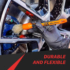 Maxshine Medium #12 Universal Detailing Brush – Classic Boar’s Hair Bristles, Soft & Durable – Professional Brush for Interior, Exterior, Leather Seats, Engine Bay & Wheels