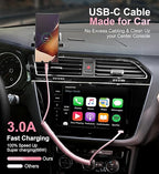 USB A to C Cable Fast Charging 3FT for Car, 2Pack USB Type C Charger Cable for iPhone 16, USB-C Cable Compatible with iPhone 17/16/15/Plus/Pro/Pro Max/Samsung Galaxy A10e A20-Pink