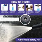 S.M. Arnold Speedy Super FOAMER Foam Cannon Soap Sprayer for Car Wash, Patio & House Cleaning |Multi-Purpose Sprayer Cleaner Cannister for Pressure Washer |for Automotives, Home, Garage, Boats & More