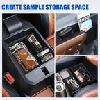 7pcs Center Console Storage Organizer Sunglass Holder for Ford Maverick 2022-2026, with Door Handle Storage Organizer, Center Console Armrest Organizer Set Fit Maverick Accessories