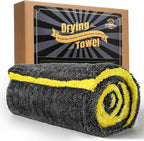 toretark Microfiber Towels for Cars Drying Towel - 36"x24", Streak-Free Double-Sided Ultra Absorbent Bath Towels, Edgeless Design for Car Detailing Cleaning & Household
