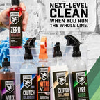 Tire GSS – XiO2™ Tire Shine Spray with Graphene Forms Tri-Molecular Bond to Rubber – Water-Resistant, Long-Lasting Protection – Satin Black Finish – Easy, No-Sling Application