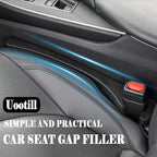 Car Seat Gap Filler Set of 2,Seat Gap Organizer, No Drop Seat Guard,2025 New Car Seat Side Gap Filler Organizer, Drop Seat Guards for Cars (Black 2Pcs)