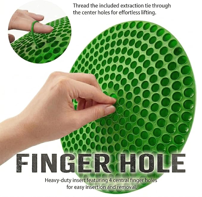 10.4" Heavy Duty Grit Trap (2-Pack) & Wash Mitt Kit - Premium Car Wash Bucket Filter Insert, Dirt Separator, Fits 3.5-5 Gallon (Green Kit)