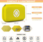 276PCS Hiking First Aid Kit for Home Personal Emergency Supplies Compact Bag for Backpack, First Aid Essentials Survival Kit for Business Travel Car Yellow AMORNING