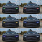 iJDMTOY RGBW Multicolor LED Circuit Board Ambient Lighting Kit Compatible with 2016-2020 Chevrolet Camaro, Control_By_Smartphone