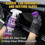Car Clay Bars Auto Detailing 4 Pack 400g(4x100g) and Clay bar Lubricant Tablets 10 Pack(1pcs=16 oz) Clay bar kit, Spray Bottle and Microfiber Towel for Car Detailing