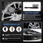 COOGEO 21Pcs Car Detailing Kit,Compelete Car Cleaning Kits Interior Cleaner with Detailing Brushes,Car Wash Kit with Cleaning Gel,Wash Mitt, Car Care Gift for Men