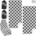 Hahafelt Car Seat Towel Covers with Storage Bag, 63 x 32 Inch Universal Non Slip Waterproof Sweat Protector for Car Truck, Gym Swimming Running, Machine Washable