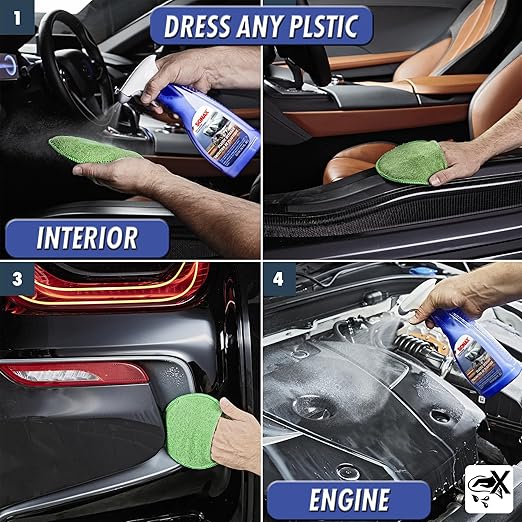 SONAX Plastic Detailer | Interior Plastic Cleaner & Protectant | Engine Dressing | Restores Trim | Anti-Static | 500ml