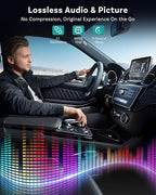 OTTOCAST Mini Nova Wireless CarPlay Adapter Convert Wired to Wireless CarPlay Fast Auto Connect, Plug & Play 2 in 1 Mini Dongle for Factory Wired CarPlay/Android Auto Cars