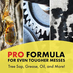 Goo Gone Pro-Power Spray Gel Adhesive Remover - Surface Safe, Great Cleaner, No Harsh Odors, Removes Stickers, Can Be Used On Tools, 24 Ounce, 2 Pack with Scraper Tool