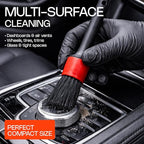 18-Piece Car Detailing Kit – Complete Auto Interior and Exterior Cleaning Set with Detail Brushes, Wire Brushes, Waxing Mop, and Microfiber Accessories for Vehicles