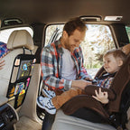 ONE PIX Backseat Car Organizer Mats Back Seat Organizers and Storage Bag with Touch Screen Tablet Holder for Kids Toddlers Car Seats, Travel Accessories, Road Trip Essentials Kids