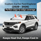EcoNour Windshield Sunshade Compatible for Volkswagen VW Tiguan 2018-2023 2024 2025 2026 Sun Visor for Front Windshield & Window Sun Shade Cover, UV Heat Blocker & Protector, Car Accessories