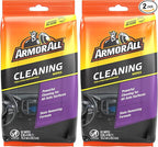 Armor All Car Interior Cleaner Wipes, Interior Cleaning Wipes for Cars, Trucks, Motorcycles, 60 Each (Pack of 2)