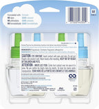 Febreze Plug in Air Freshener and Odor Fighter, Scented Oil Refill, Morning & Dew, 0.87 Fl Oz (Pack of 2)